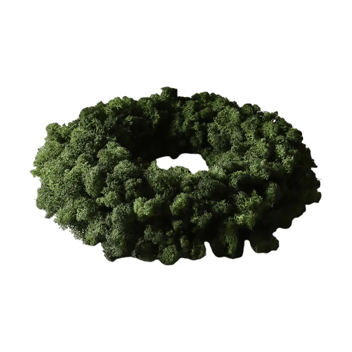 Moss Wreath sammal­kranssi - Green, Ø40 cm - Botané