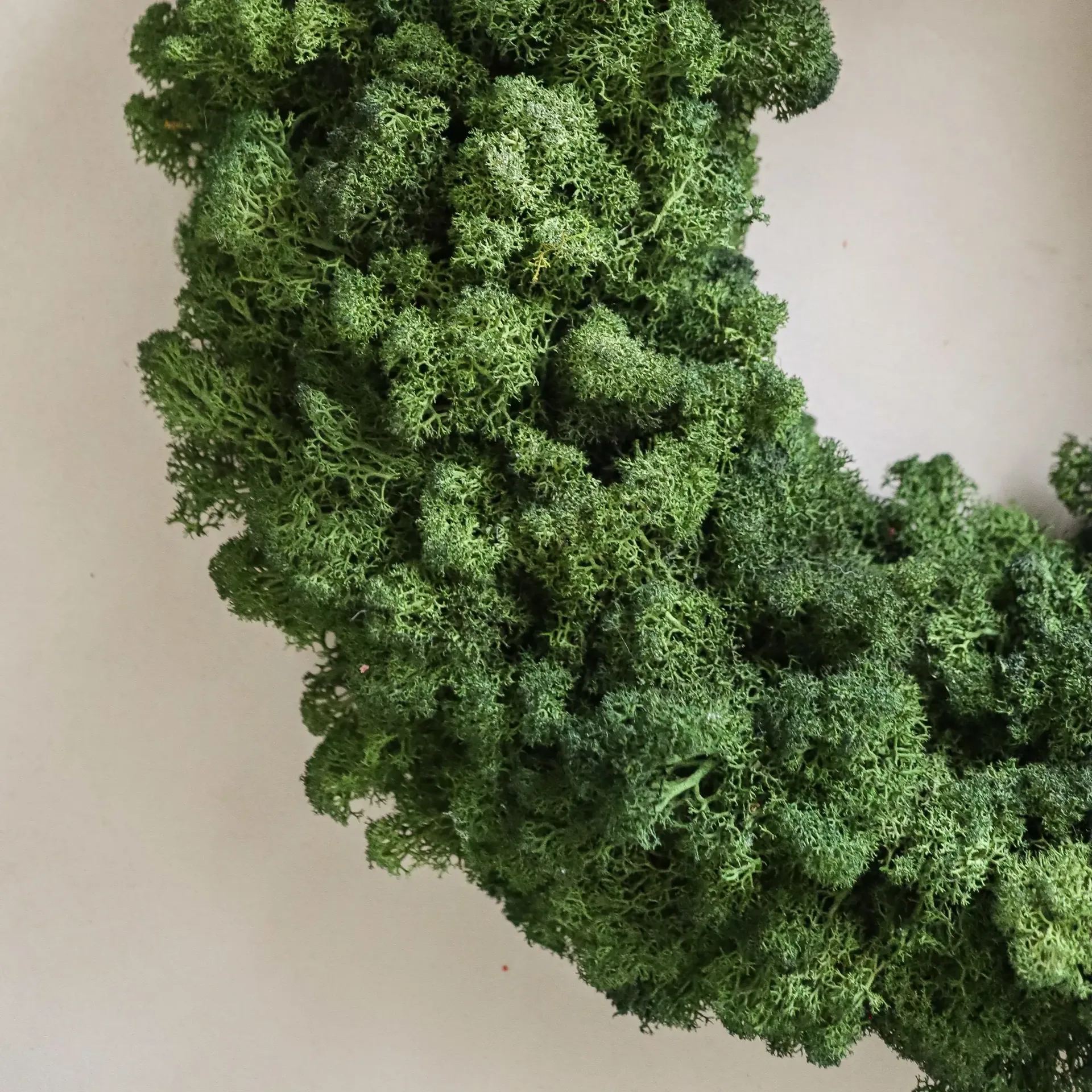Moss Wreath sammal­kranssi, Green, Ø40 cm Botané
