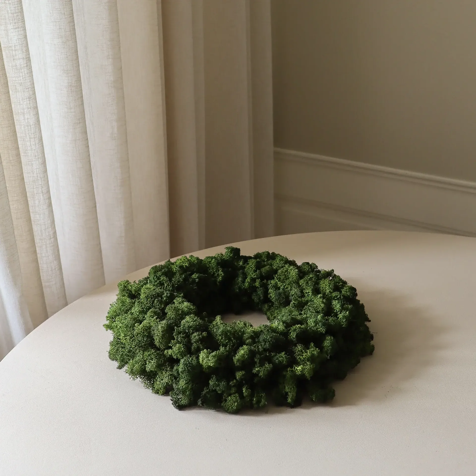 Moss Wreath sammal­kranssi, Green, Ø40 cm Botané