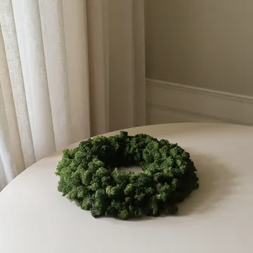 Moss Wreath sammal­kranssi - Green, Ø40 cm - Botané