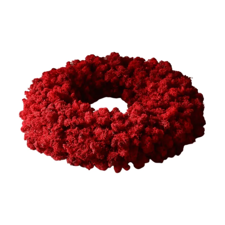 Moss Wreath sammal­kranssi - Red, Ø40 cm - Botané