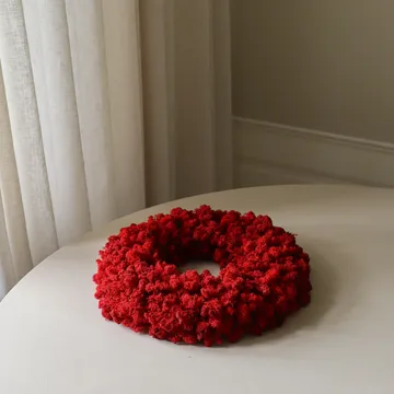 Moss Wreath sammal­kranssi - Red, Ø40 cm - Botané