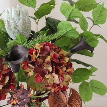 Noir Botanica tekokimppu - Hortensia-kalla-anthurium 112 cm, 15 kpl - Botané