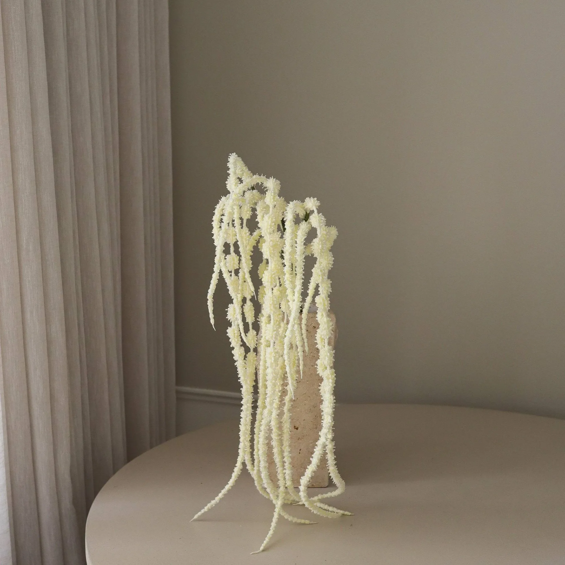 roikkuva amarantti tekokukka, Valkoinen, 112 cm Botané