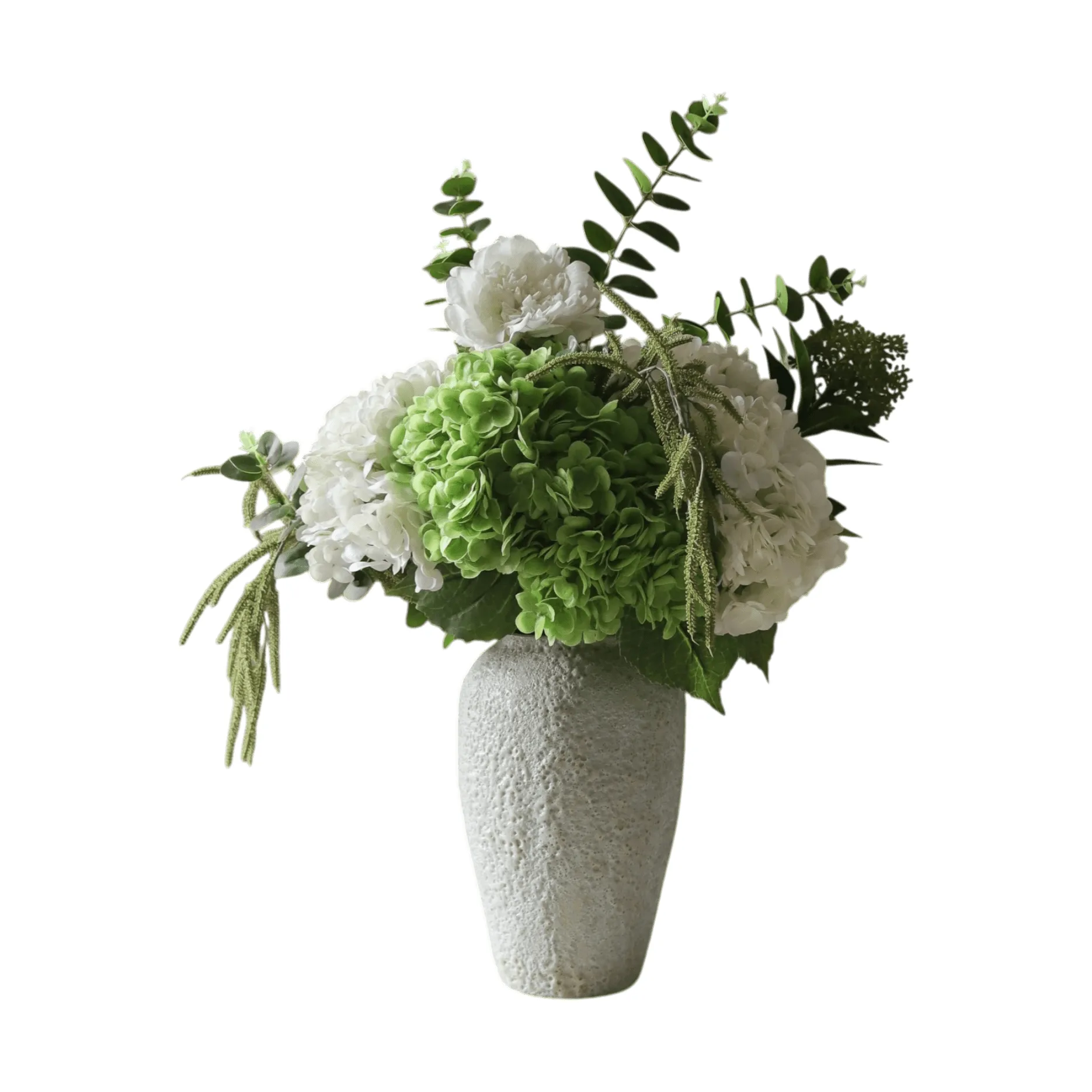 Smashed Avocado tekokimppu, Hortensia-pioni-amarantti-skimmianmarja-eukalyptus 12 kpl Botané