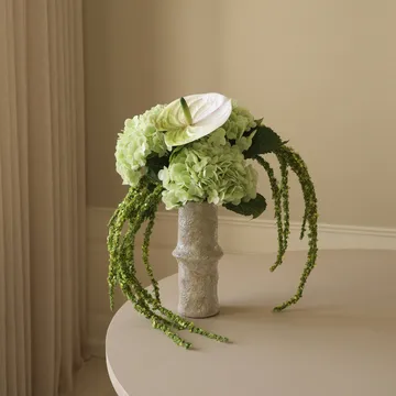 Tekokimppu Dewdrop Symphony - Hortensia vaaleanvihreä anthurium amarantti 6 kpl - Botané