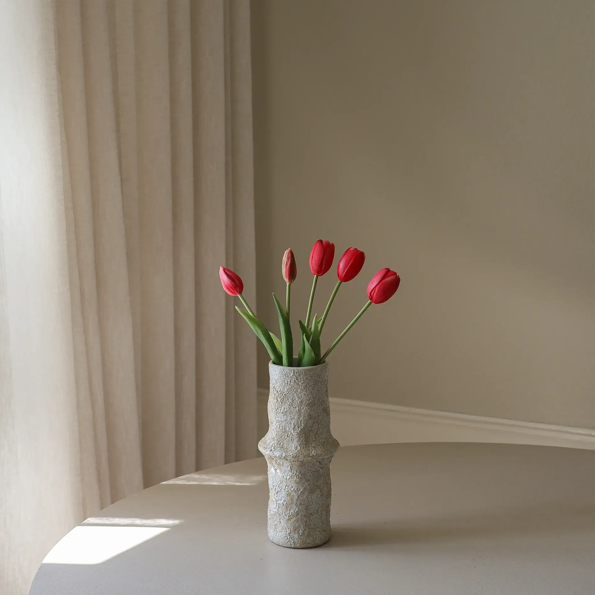 Tekotulppaanikimppu, Light red, 5 kpl Botané