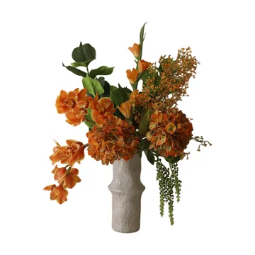 The Orangery tekokimppu - Kymbidiumorkidea–gladiolus–hortensia, 85 cm, 10 kpl - Botané