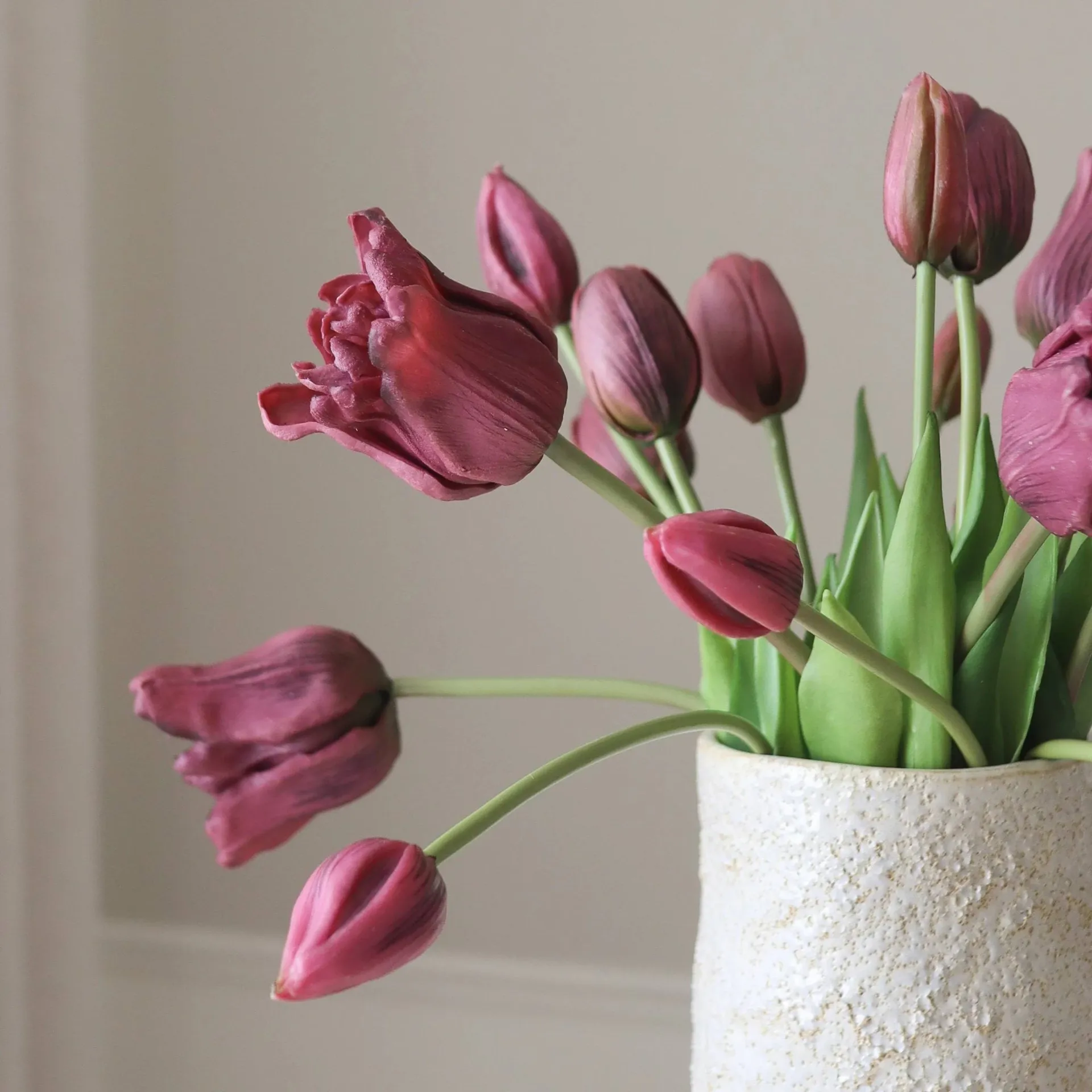 Tulppaanit sekoitettu tekokimppu, Liila, 20 kpl Botané
