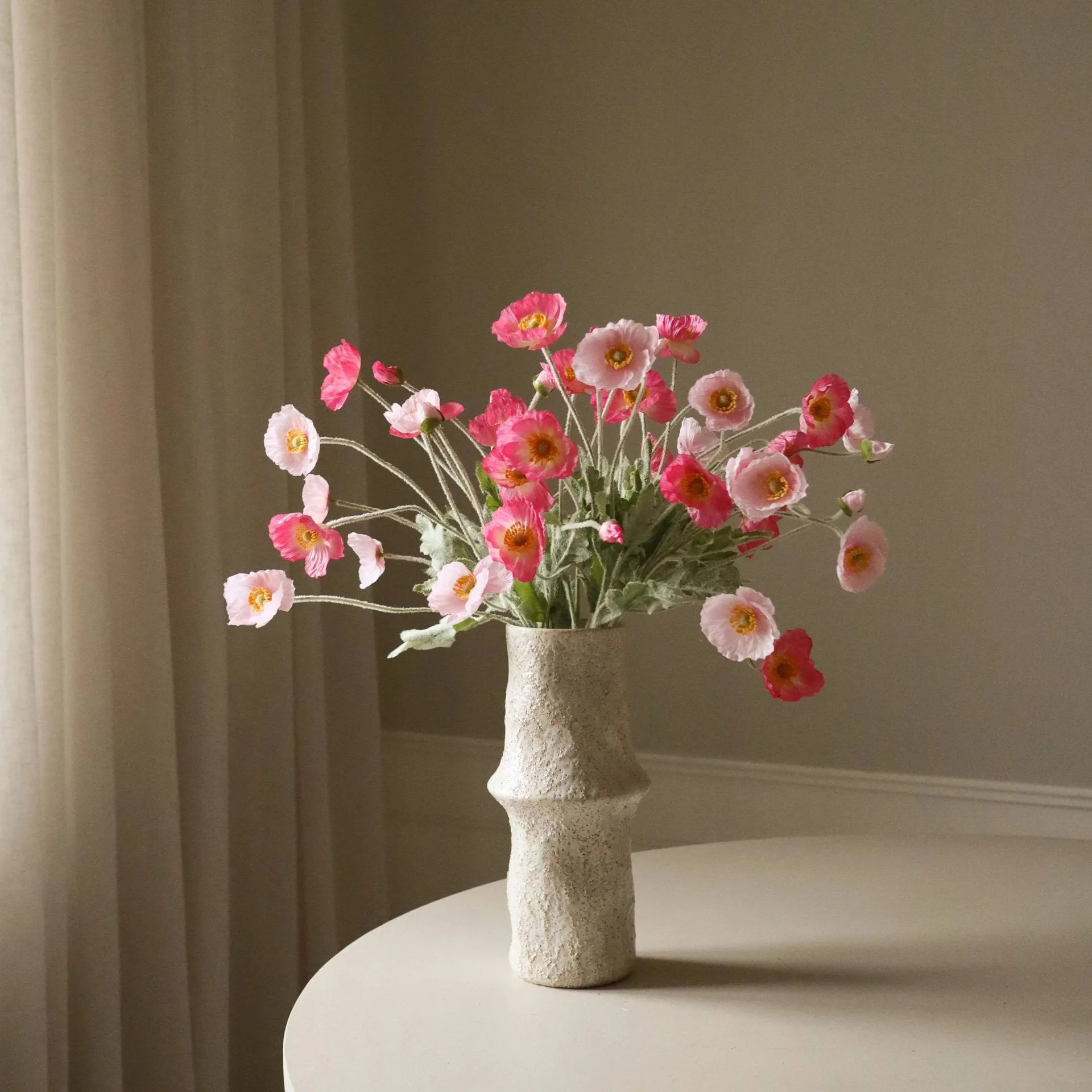 Vallmo tekokimppu, Pink Pursuit, vaaleanpunainen–pinkki, 10 kpl Botané