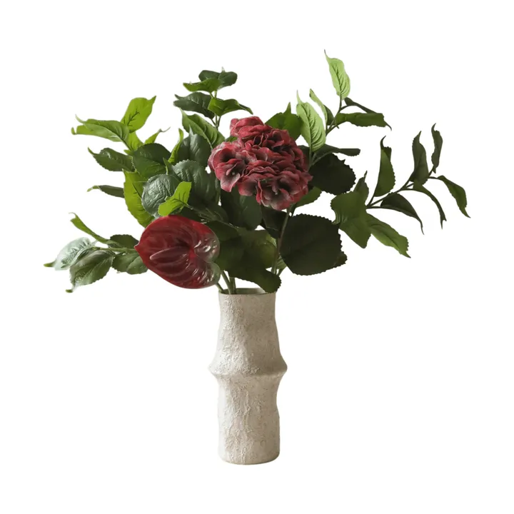Velvet rouge tekokimppu - Hortensianpunainen anthurium 6 kpl - Botané