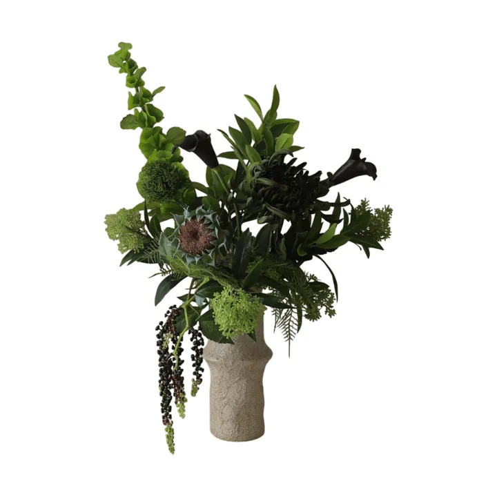 Verdant Noir tekokimppu - Calla-hämähäkkikrysanteemi-syysauringonkukka, 92 cm, 13 kpl - Botané