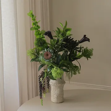 Verdant Noir tekokimppu - Calla-hämähäkkikrysanteemi-syysauringonkukka, 92 cm, 13 kpl - Botané
