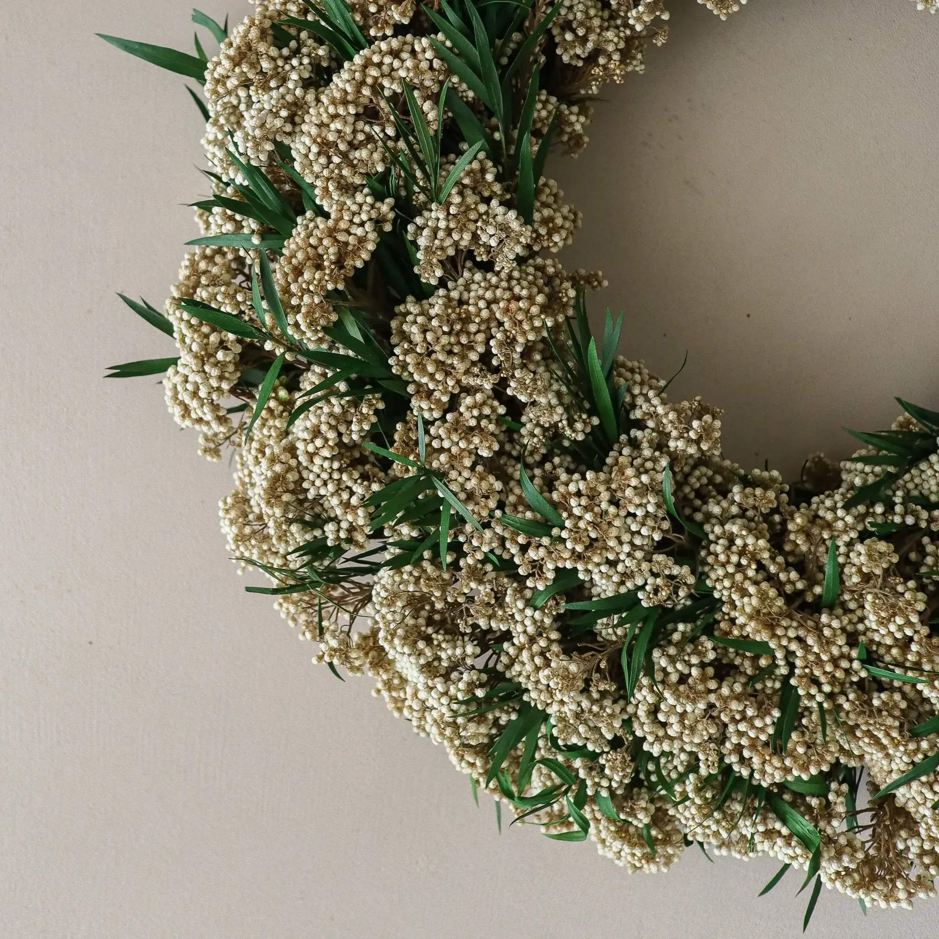 Whisper Meadow Wreath kranssi, Riisikukka, Ø40 cm Botané