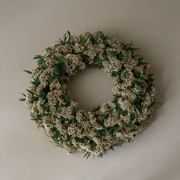 Whisper Meadow Wreath kranssi - Riisikukka, Ø40 cm - Botané