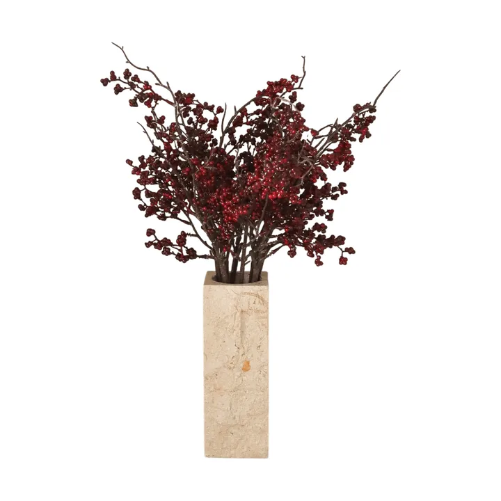 Wild Berry tekokukkakimppu - Tummanpunaiset marjaoksat, 66 cm - Botané