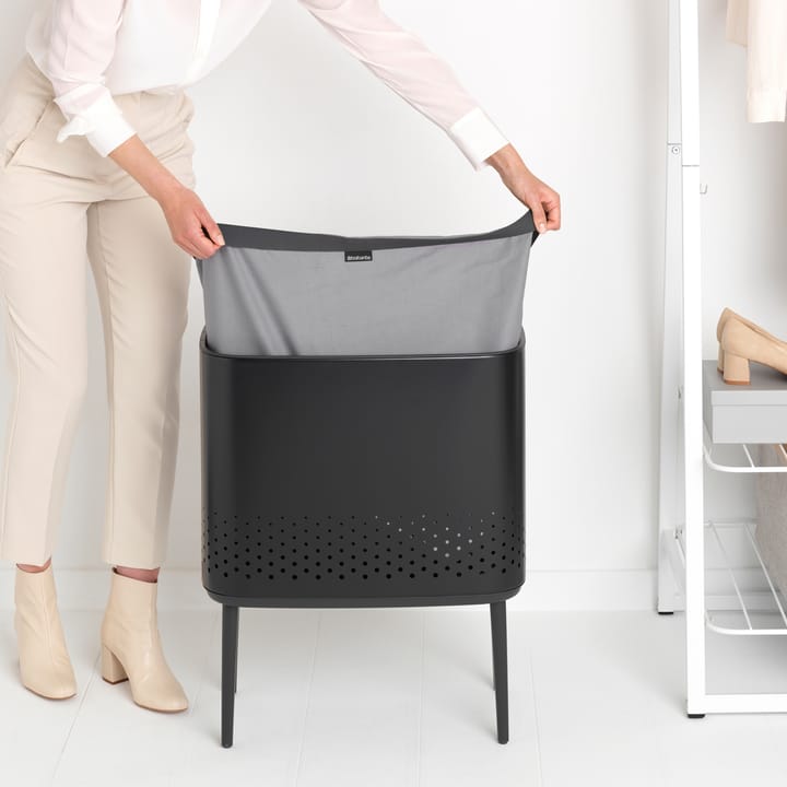 Bo pyykkikori 60 L, Mattamusta Brabantia