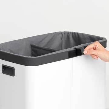 Bo pyykkikori high 2x45 L - Valkoinen - Brabantia