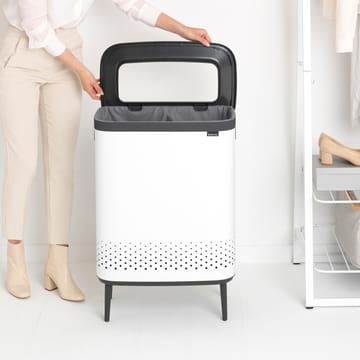 Bo pyykkikori high 2x45 L - Valkoinen - Brabantia