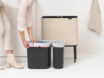 Bo touch bin 11+23 litraa - Soft beige - Brabantia