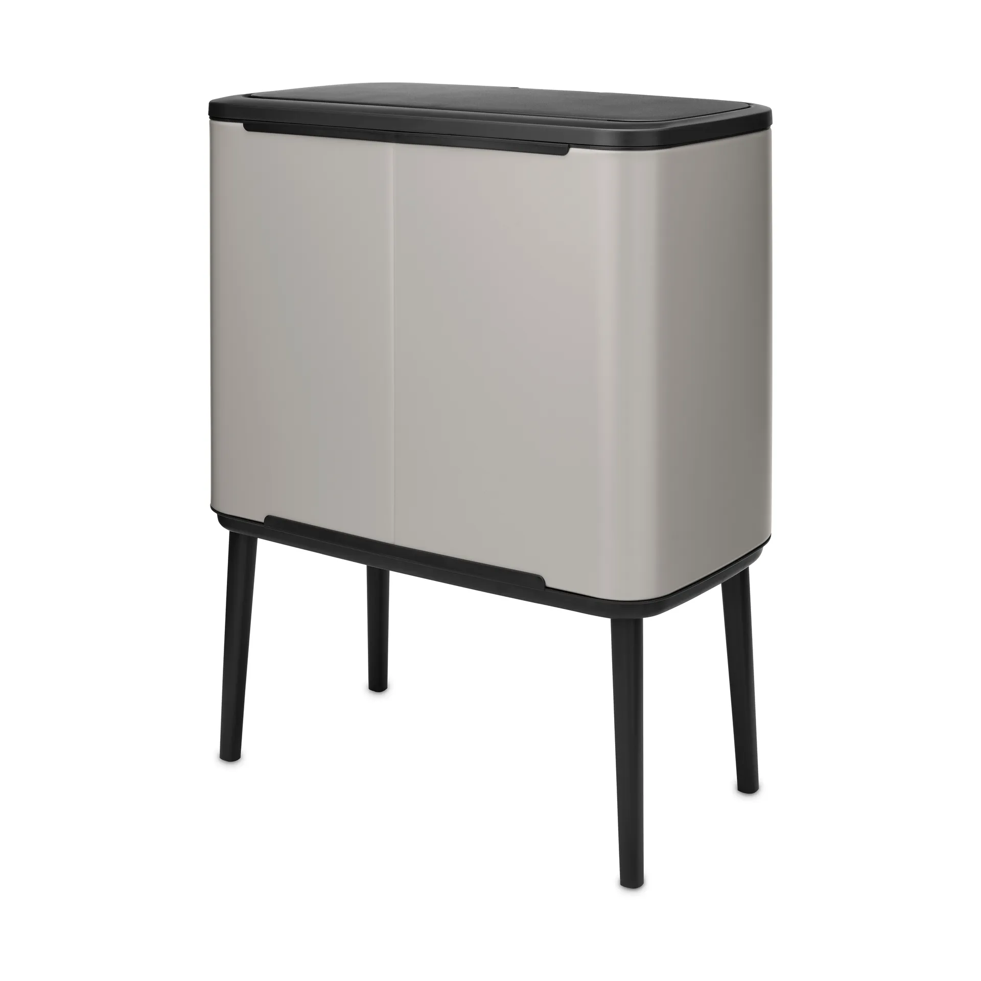 Bo touch bin 11+23 litraa, Soft grey Brabantia