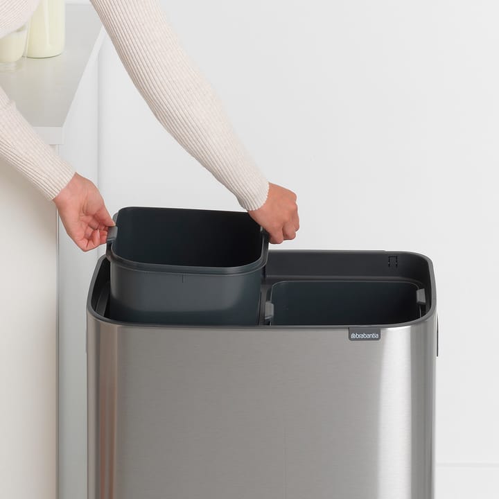 Bo touch bin 2x30 L - Mattaharjattu teräs - Brabantia