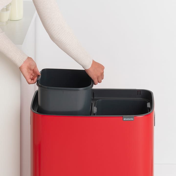 Bo touch bin 2x30 L, Passion punainen Brabantia