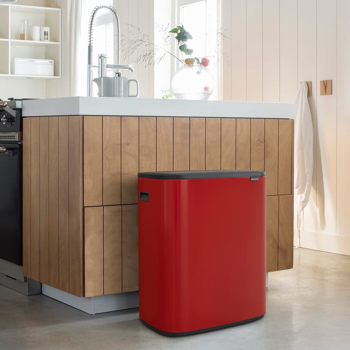 Bo touch bin 2x30 L, Passion punainen Brabantia