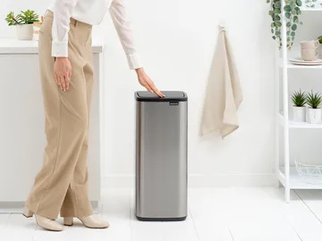 Bo Touch Bin 30 l - Matt teräs sormenjälkiä hylkivä - Brabantia