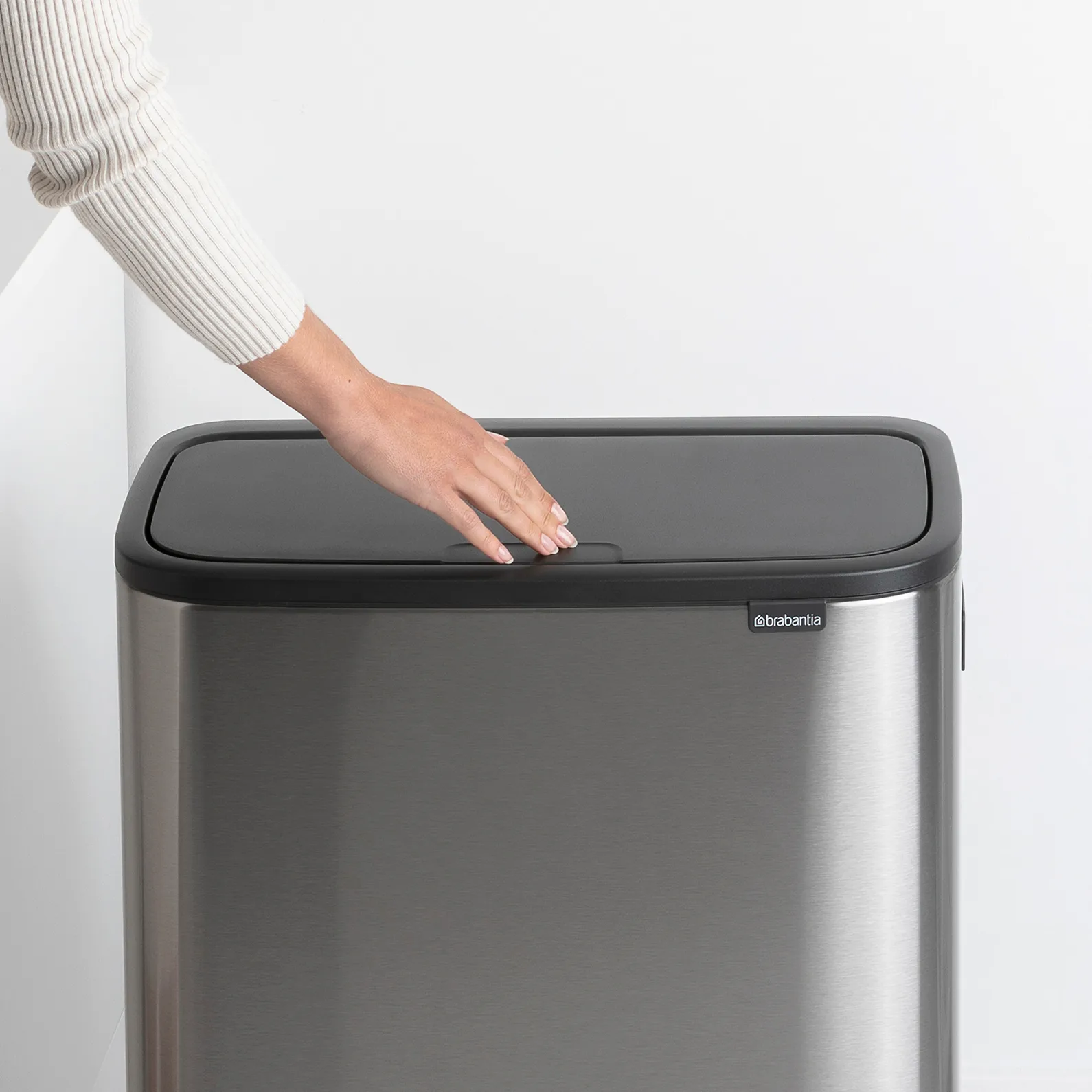 Bo touch bin high 2x30 L, Mattaharjattu teräs Brabantia