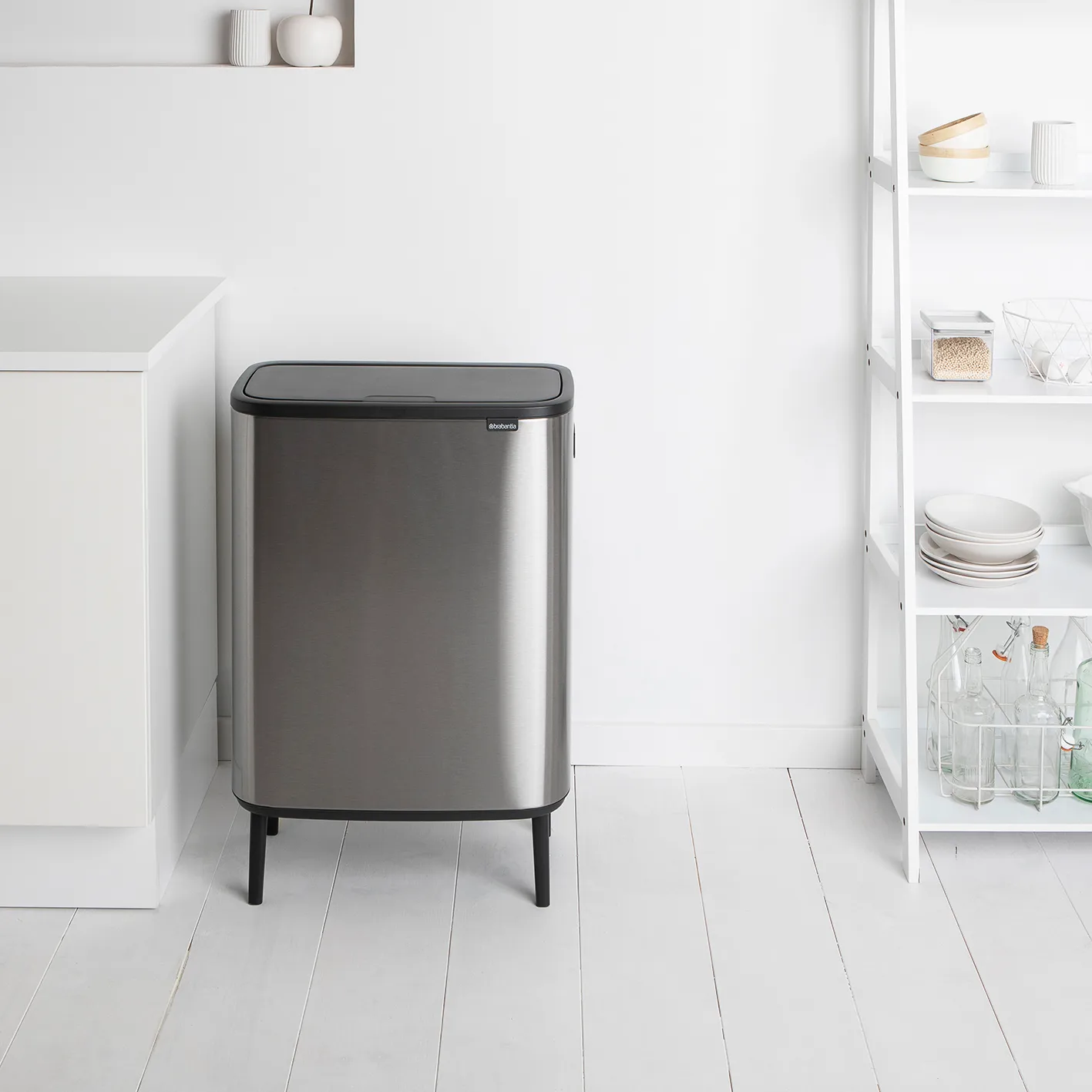 Bo touch bin high 2x30 L, Mattaharjattu teräs Brabantia