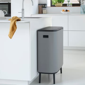 Bo touch bin high 60 L - Mineral concrete grey - Brabantia