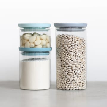 Brabantia lasipurkki 3 kpl - harmaa-sininen - Brabantia