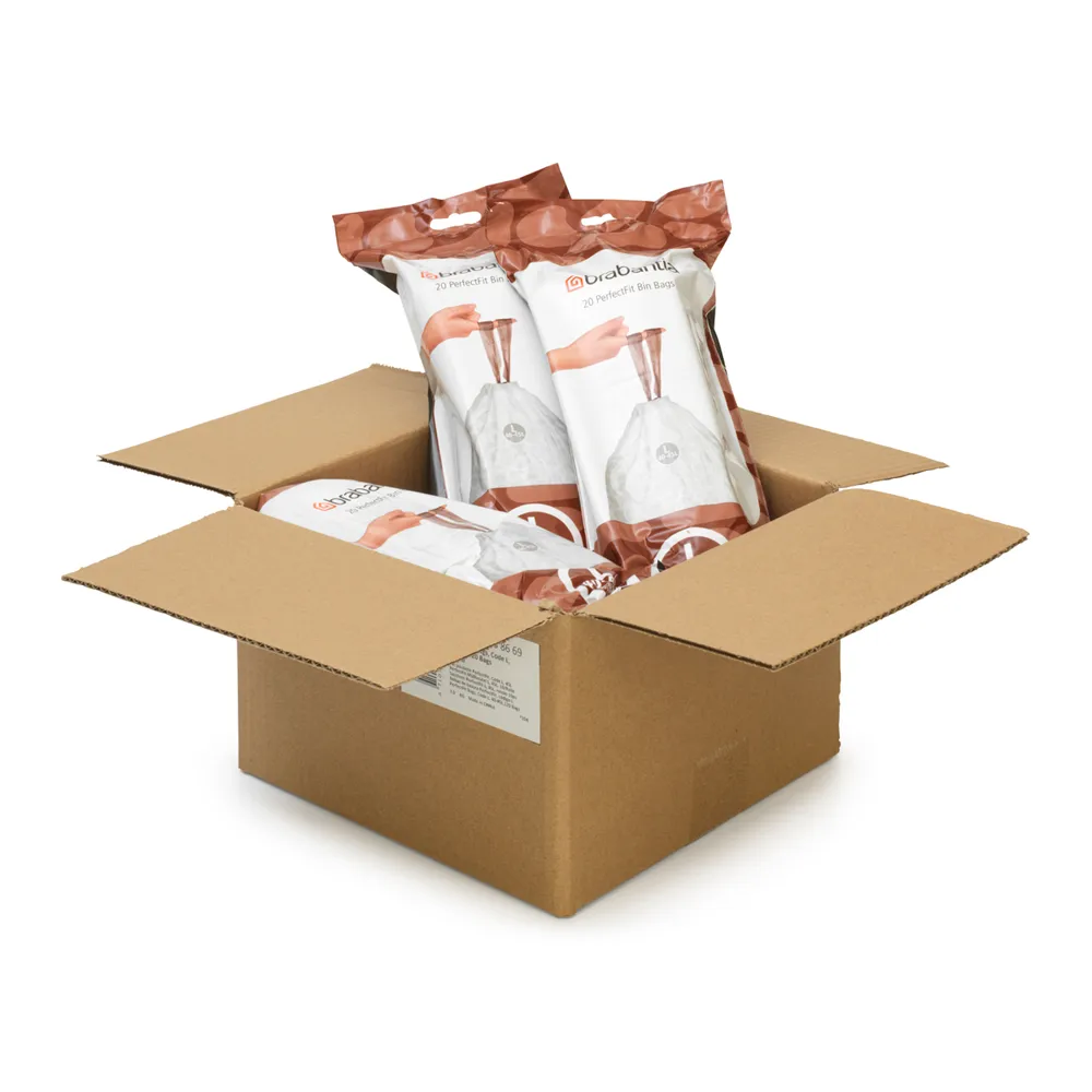 Brabantia PerfectFit roskapussi 120 pussia, Malli L, 40-45 l Brabantia