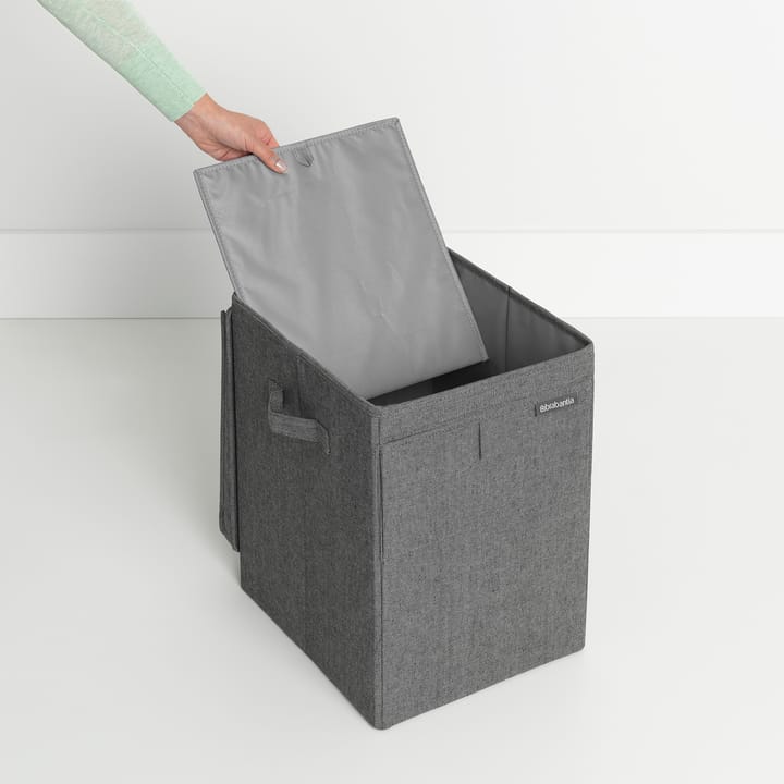 Brabantia pinottava pyykkikori 35 litraa, Tummanharmaa Brabantia