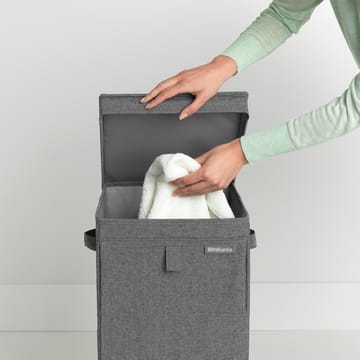 Brabantia pinottava pyykkikori 35 litraa - Tummanharmaa - Brabantia
