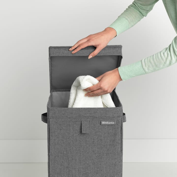 Brabantia pinottava pyykkikori 35 litraa, Tummanharmaa Brabantia
