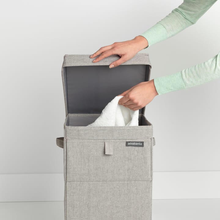 Brabantia pinottava pyykkikori 35 litraa, Vaaleanharmaa Brabantia