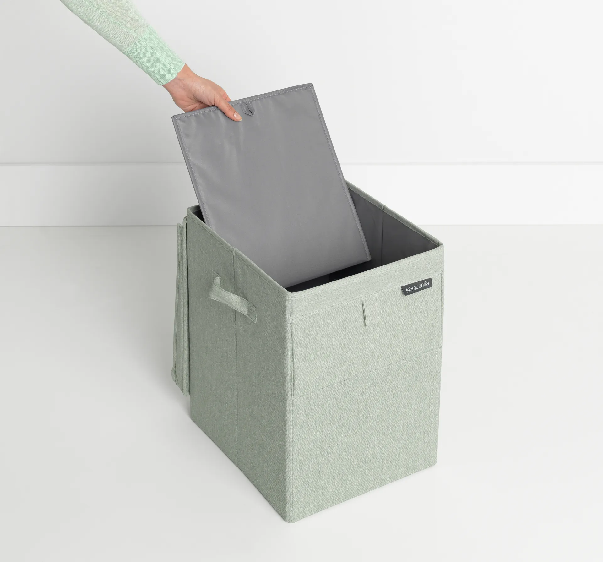 Brabantia pinottava pyykkikori 35 litraa, Vihreä Brabantia