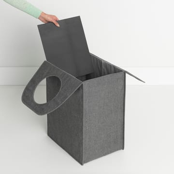 Brabantia pyykkikori kankainen nelikulmainen 55 l - Tummanharmaa - Brabantia