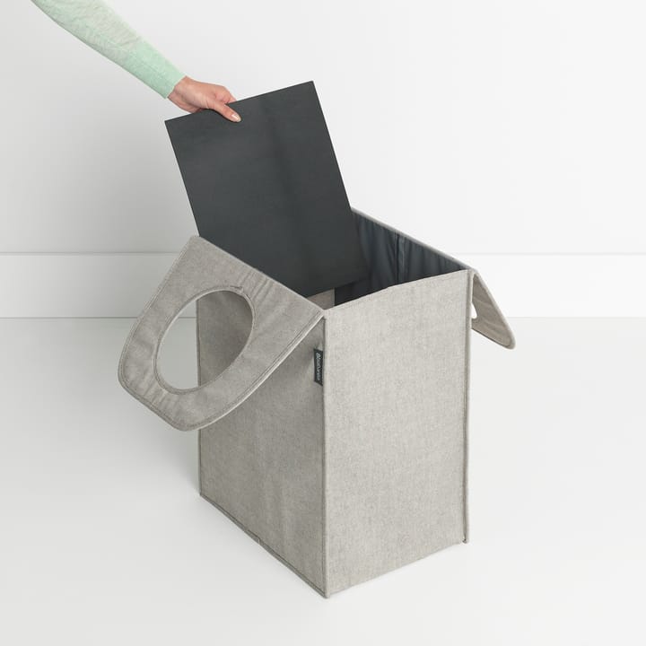Brabantia pyykkikori kankainen nelikulmainen 55 l, Vaaleanharmaa Brabantia
