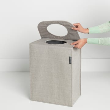 Brabantia pyykkikori kankainen nelikulmainen 55 l - Vaaleanharmaa - Brabantia