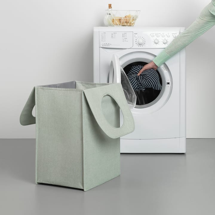 Brabantia pyykkikori kankainen nelikulmainen 55 l, Vihreä Brabantia