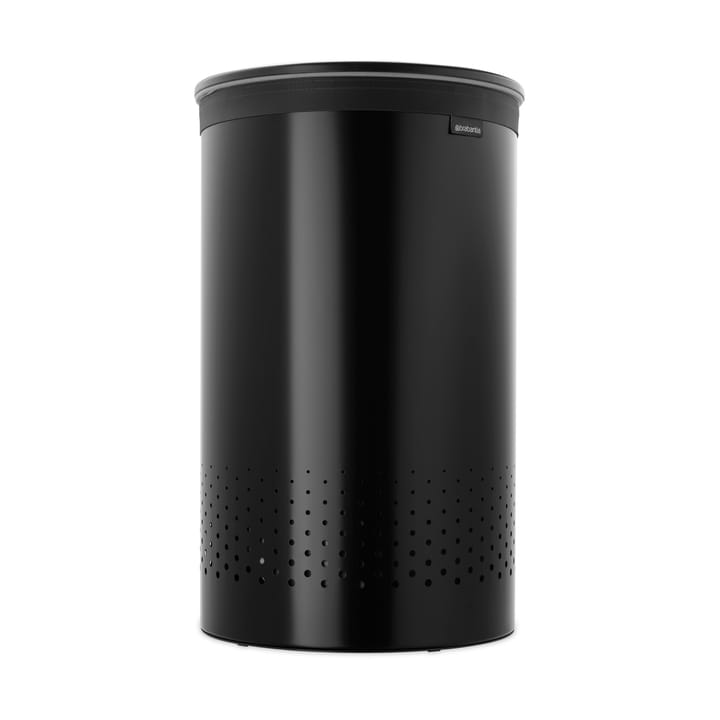 Brabantia pyykkikori muovikannella 60 L, Mattamusta Brabantia