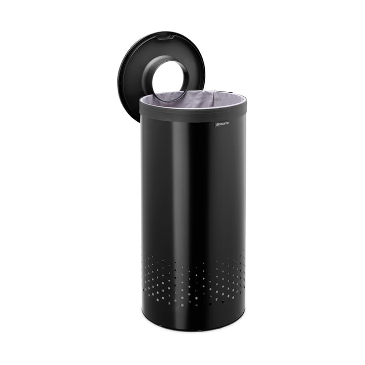 Brabantia pyykkikori muovikansi 35 L, Mattamusta Brabantia