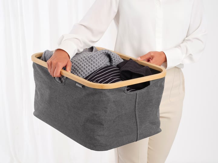 Brabantia pyykkikori taitettava 40 L, Pepper Black Brabantia