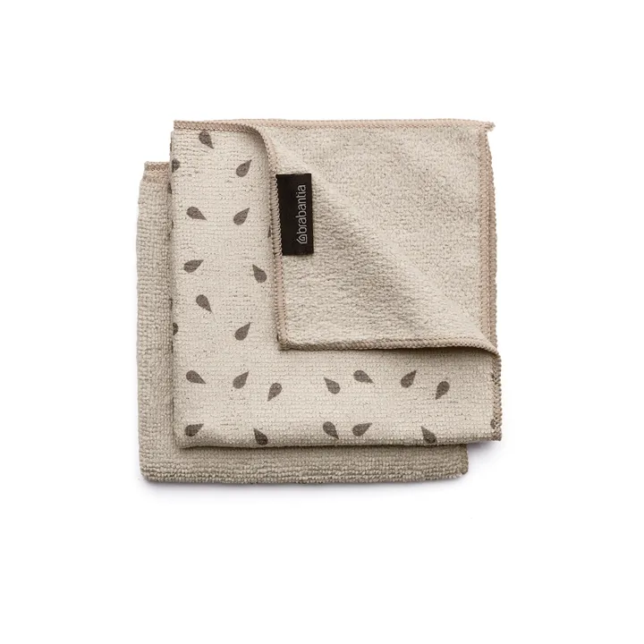 Brabantia rätti mikrokuitu 2-pakkaus - Soft beige - Brabantia
