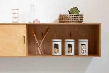Brabantia säilytyspurkki 1,4 litraa 3-pakkaus - Soft beige - Brabantia