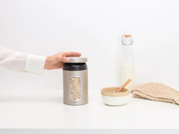Brabantia säilytyspurkki ikkunalla 1,4 l - Metallic Gold - Brabantia
