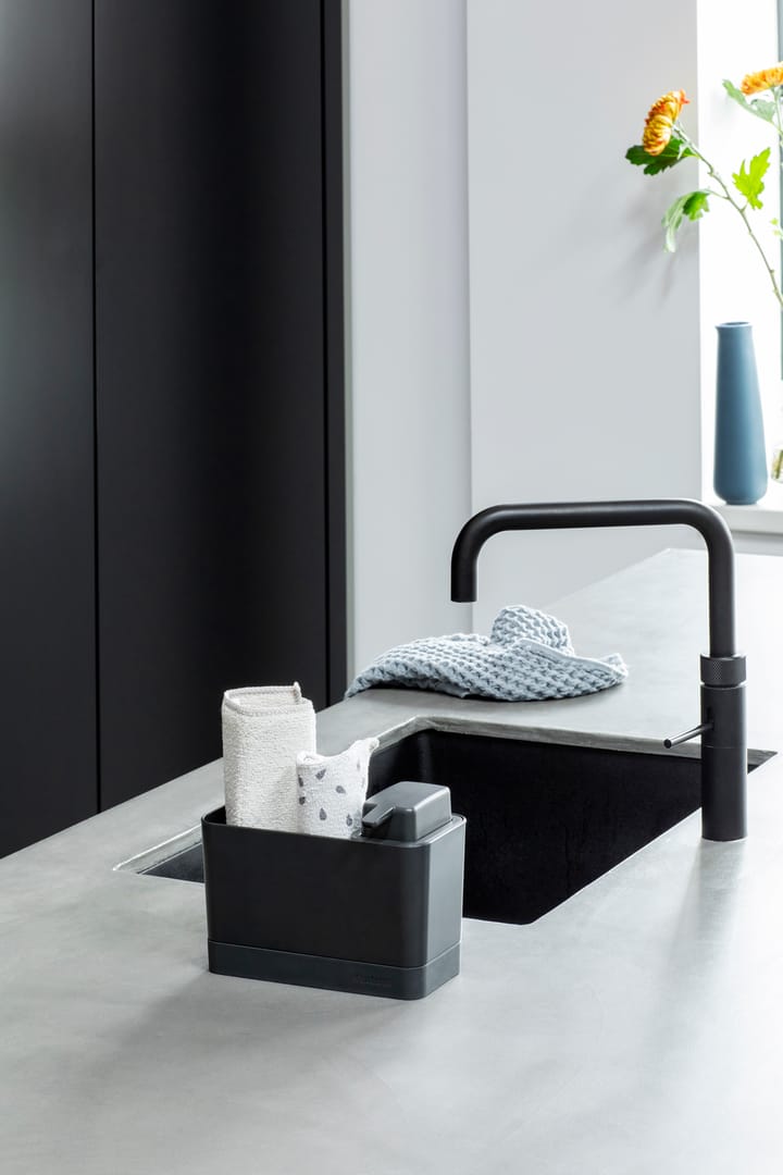 Brabantia tiskipöydän teline saippuapumpulla, Tummanharmaa Brabantia
